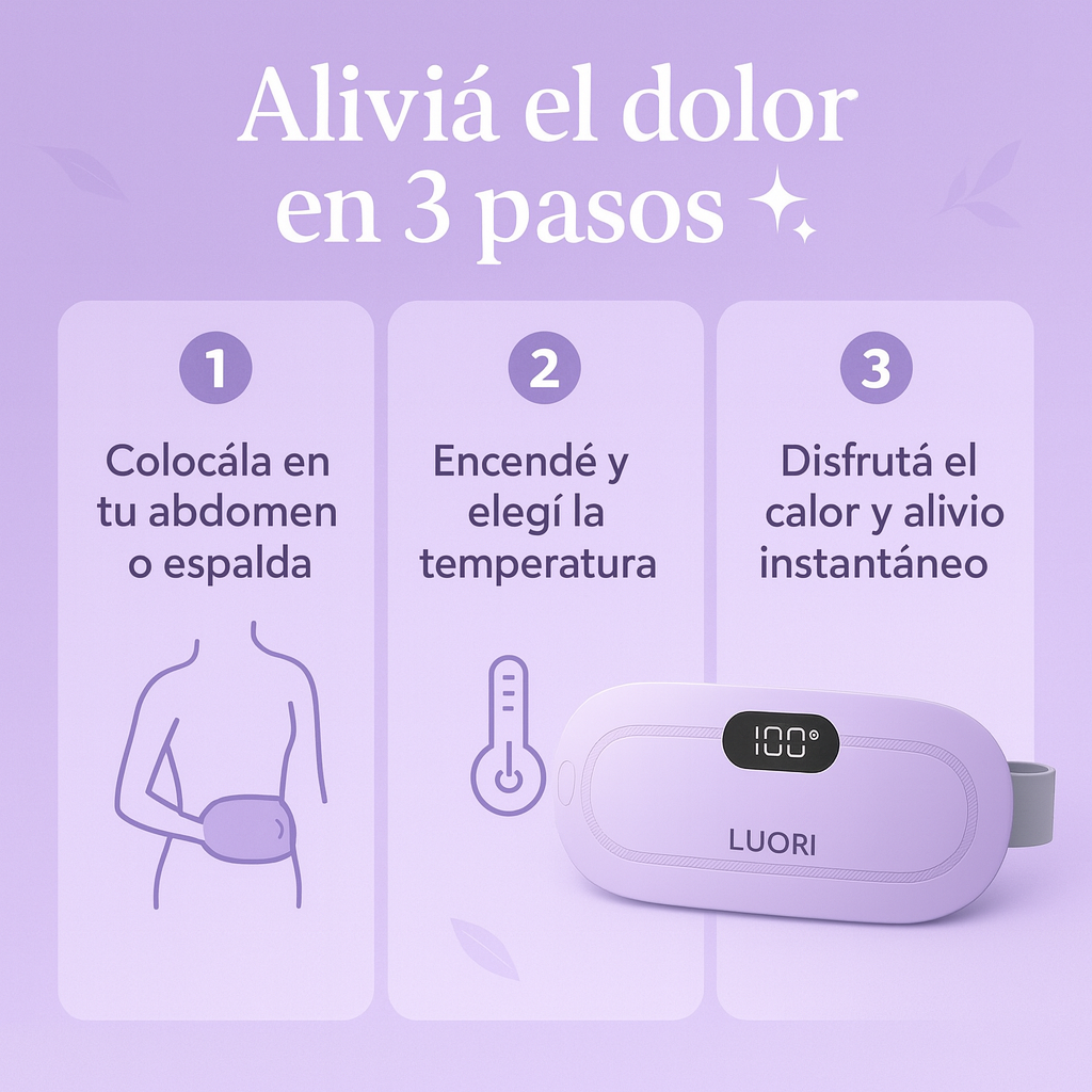 Almohadilla térmica: Alivio Instantáneo